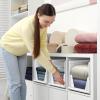 imageSorbus Shelf Organizer  Closet Shelf Organizer for Clothes Closet Bathroom Kitchen Garage  Plastic Stackable Shelf Organizer Baskets  Open Front Design Under Shelf Organizer3 XL