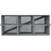 imageSorbus Shoe Organizer Bin 6 Section Cubby Shoe Shelves Foldable Portable Detachable Closet Organizer Storage for Home Organization