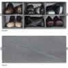 imageSorbus Shoe Organizer Bin 6 Section Cubby Shoe Shelves Foldable Portable Detachable Closet Organizer Storage for Home Organization