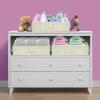 imageSorbus Storage Bins 3Pack Fabric Storage Baskets Foldable Closet Organizer Trapezoid Storage Box GreyTrapezoid Bin  Beige