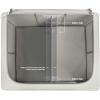 imageSorbus Storage Bins with Divided Interior  Large Stackable ampamp Foldable Organizer Containers with Metal Frame Oxford Fabric Large Window ampamp Carry Handles  Organization for Bedroom Linens ampamp ClothesGray