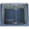 imageSorbus Storage Bins with Divided Interior  Large Stackable ampamp Foldable Organizer Containers with Metal Frame Oxford Fabric Large Window ampamp Carry Handles  Organization for Bedroom Linens ampamp ClothesBlue