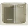 imageSorbus Storage Bins with Divided Interior  Large Stackable ampamp Foldable Organizer Containers with Metal Frame Oxford Fabric Large Window ampamp Carry Handles  Organization for Bedroom Linens ampamp ClothesBeige