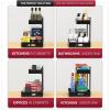 imageSorbus Under Sink Organizer with Sliding Tracks and Adhesive Tape  2Tier PullOut Storage Rack for Kitchen and Bathroom  No Drill Under Sink Organization Storage Cabinet ShelfBlack