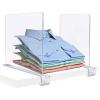 imageSorbus 4 Acrylic Shelf Dividers for Shelves Great Organizer for Clothes Linens Purse Separators Versatile for Closets Kitchen Cabinets Bedroom 4Pack2 Pack