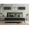 imageSorbus Foldable Storage Cubes  6 Pack 11 Inch Sage Green Fabric Foldable Storage and Organization Versatile Use Collapsible Storage Lightweight and DurableDark Green