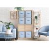 imageSorbus Foldable Storage Cubes  6 Pack 11 Inch Sage Green Fabric Foldable Storage and Organization Versatile Use Collapsible Storage Lightweight and DurablePastel Blue