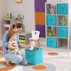 imageSorbus Foldable Storage Cubes  6 Pack 11 Inch Sage Green Fabric Foldable Storage and Organization Versatile Use Collapsible Storage Lightweight and DurableAqua