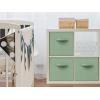 imageSorbus Foldable Storage Cubes  6 Pack 11 Inch Sage Green Fabric Foldable Storage and Organization Versatile Use Collapsible Storage Lightweight and DurableSage Green