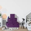 imageSorbus Foldable Storage Cubes  6 Pack 11 Inch Sage Green Fabric Foldable Storage and Organization Versatile Use Collapsible Storage Lightweight and DurablePurple