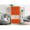 imageSorbus Foldable Storage Cubes  6 Pack 11 Inch Sage Green Fabric Foldable Storage and Organization Versatile Use Collapsible Storage Lightweight and DurableOrange