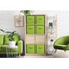 imageSorbus Foldable Storage Cubes  6 Pack 11 Inch Sage Green Fabric Foldable Storage and Organization Versatile Use Collapsible Storage Lightweight and DurableGreen