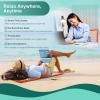 imageSivan Health and Fitness Acupressure Mat and Pillow Set  Grounding Mat for Stress Back ampamp Neck Pain  Acupuncture Point Massage Mat for Muscle Relaxation Sciatica ampamp Meditation  Includes Carry BagOrangeWhite