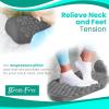 imageSivan Health and Fitness Acupressure Mat and Pillow Set  Grounding Mat for Stress Back ampamp Neck Pain  Acupuncture Point Massage Mat for Muscle Relaxation Sciatica ampamp Meditation  Includes Carry BagGrayGray