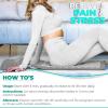 imageSivan Health and Fitness Acupressure Mat and Pillow Set  Grounding Mat for Stress Back ampamp Neck Pain  Acupuncture Point Massage Mat for Muscle Relaxation Sciatica ampamp Meditation  Includes Carry BagGrayGray