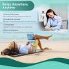 imageSivan Health and Fitness Acupressure Mat and Pillow Set  Grounding Mat for Stress Back ampamp Neck Pain  Acupuncture Point Massage Mat for Muscle Relaxation Sciatica ampamp Meditation  Includes Carry BagGrayWhite