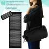 imageSivan Health and Fitness Acupressure Mat and Pillow Set  Grounding Mat for Stress Back ampamp Neck Pain  Acupuncture Point Massage Mat for Muscle Relaxation Sciatica ampamp Meditation  Includes Carry BagBlackBlack