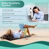 imageSivan Health and Fitness Acupressure Mat and Pillow Set  Grounding Mat for Stress Back ampamp Neck Pain  Acupuncture Point Massage Mat for Muscle Relaxation Sciatica ampamp Meditation  Includes Carry BagBlackBlack