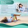 imageSivan Health and Fitness Acupressure Mat and Pillow Set  Grounding Mat for Stress Back ampamp Neck Pain  Acupuncture Point Massage Mat for Muscle Relaxation Sciatica ampamp Meditation  Includes Carry BagBlueWhite