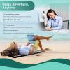 imageSivan Health and Fitness Acupressure Mat and Pillow Set  Grounding Mat for Stress Back ampamp Neck Pain  Acupuncture Point Massage Mat for Muscle Relaxation Sciatica ampamp Meditation  Includes Carry BagBlackWhite
