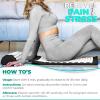 imageSivan Health and Fitness Acupressure Mat and Pillow Set  Grounding Mat for Stress Back ampamp Neck Pain  Acupuncture Point Massage Mat for Muscle Relaxation Sciatica ampamp Meditation  Includes Carry BagBlackWhite
