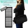 imageSivan Health and Fitness Acupressure Mat and Pillow Set  Grounding Mat for Stress Back ampamp Neck Pain  Acupuncture Point Massage Mat for Muscle Relaxation Sciatica ampamp Meditation  Includes Carry BagBlackWhite