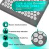 imageSivan Health and Fitness Acupressure Mat and Pillow Set  Grounding Mat for Stress Back ampamp Neck Pain  Acupuncture Point Massage Mat for Muscle Relaxation Sciatica ampamp Meditation  Includes Carry BagGrayWhite