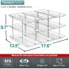 imageSorbus 3Tier Can Organizer for Pantry  Stackable Can Storage Organizer for Kitchen Cabinet Can Rack Organizer for Pantry Shelf Canned Food Dispenser with Rolling Design Adjustable 2 or 3 Tiers