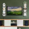 imageSorbus 5 Tier Wall Shelf Unit with Hooks Vertical Column Utility Shelving for Home Decor and Storage Organizer WallMounted Floating Shelves for Bathroom Storage Bedroom Living RoomWhite