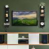 imageSorbus 5 Tier Wall Shelf Unit with Hooks Vertical Column Utility Shelving for Home Decor and Storage Organizer WallMounted Floating Shelves for Bathroom Storage Bedroom Living RoomBlack