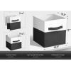imageSorbus Foldable Storage Bins  6Pack Fabric Storage Cubes 11Inch Cube Organizer Bins for Closet Shelves and Cubby Storage  Collapsible Cloth Storage Baskets for Home OrganizationBlack