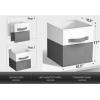 imageSorbus Foldable Storage Bins  6Pack Fabric Storage Cubes 11Inch Cube Organizer Bins for Closet Shelves and Cubby Storage  Collapsible Cloth Storage Baskets for Home OrganizationGray