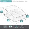 imageSorbus Fridge Organizer on Wheels  Rolling Fridge Organizers and Storage Clear Design with Dividers ampamp Handles for Kitchen Organization and Storage  Refrigerator Organizer Bins ampamp Pantry Storage BinsLarge  1 Pack