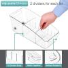 imageSorbus Fridge Organizer on Wheels  Rolling Fridge Organizers and Storage Clear Design with Dividers ampamp Handles for Kitchen Organization and Storage  Refrigerator Organizer Bins ampamp Pantry Storage BinsSmall  1 Pack