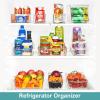 imageSorbus Fridge Organizer on Wheels  Rolling Fridge Organizers and Storage Clear Design with Dividers ampamp Handles for Kitchen Organization and Storage  Refrigerator Organizer Bins ampamp Pantry Storage BinsMedium  2 Pack