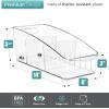 imageSorbus Fridge Organizer on Wheels  Rolling Fridge Organizers and Storage Clear Design with Dividers ampamp Handles for Kitchen Organization and Storage  Refrigerator Organizer Bins ampamp Pantry Storage BinsSmall  1 Pack