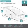 imageSorbus Fridge Organizer on Wheels  Rolling Fridge Organizers and Storage Clear Design with Dividers ampamp Handles for Kitchen Organization and Storage  Refrigerator Organizer Bins ampamp Pantry Storage BinsSmall  2 Pack