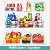 imageSorbus Fridge Organizer on Wheels  Rolling Fridge Organizers and Storage Clear Design with Dividers ampamp Handles for Kitchen Organization and Storage  Refrigerator Organizer Bins ampamp Pantry Storage BinsLarge  1 Pack