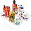 imageSorbus Fridge Organizer on Wheels  Rolling Fridge Organizers and Storage Clear Design with Dividers ampamp Handles for Kitchen Organization and Storage  Refrigerator Organizer Bins ampamp Pantry Storage BinsSmall  2 Pack