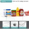 imageSorbus Fridge Organizer on Wheels  Rolling Fridge Organizers and Storage Clear Design with Dividers ampamp Handles for Kitchen Organization and Storage  Refrigerator Organizer Bins ampamp Pantry Storage BinsSmall  2 Pack