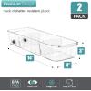 imageSorbus Fridge Organizer on Wheels  Rolling Fridge Organizers and Storage Clear Design with Dividers ampamp Handles for Kitchen Organization and Storage  Refrigerator Organizer Bins ampamp Pantry Storage BinsSmall  2 Pack