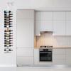 imageSorbus Wall Mount Wine Rack Holds 27 Bottles  Wine Rack Wall Mounted for Wine Bottles Liquor Champagne Black Metal Wine Bottle Holder for Home Bar Wine Kitchen Storage2 Pack