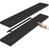 imageSorbus Wood Floating Shelves for Wall  16 Solid Wood Wall Shelves for Bathroom Decor Books Bedroom ampamp Living Room  Set of 2 Walnut Wall Mounted Kitchen Shelves  Durable Solid PineBlack