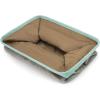 imageSorbus Fabric Storage Bins for Shelves  15 Inch Sturdy Collapsible Storage Bins with 2 Handles Foldable Baskets for Organizing Home Closets Shelf Toys Clothes Large Decorative Storage BasketsTeal