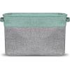 imageSorbus Fabric Storage Bins for Shelves  15 Inch Sturdy Collapsible Storage Bins with 2 Handles Foldable Baskets for Organizing Home Closets Shelf Toys Clothes Large Decorative Storage BasketsTeal