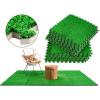 imageSorbus Grass Foam Floor Tiles  24 Interlocking Mats of 24quotX24 Total of 96 Sq Ft for Kids Outdoor Toys Playroom Deck Patio Basement Home Gym  Artificial Carpet Grass Turf Indoor Outdoor Flooring12tiles  48 Sq ft