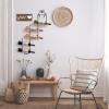 imageSorbus Wine Rack Wall Mounted  Display Wine Bottles Champagne Towels in Metal Wall Mount Wine Rack  6 Level Wall Wine Rack Towel Holder for Organizing Kitchens Dining Room Home Bar Bath Towels