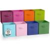 imageSorbus Fabric Storage Cubes  8 Foldable Storage Bins for Organizing Pantry Cubbies Toy Box  Clothes Storage ampamp Closet Organizer  11 Inch Collapsible Cube Baskets for Shelves with HandleDeep