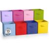 imageSorbus Fabric Storage Cubes  8 Foldable Storage Bins for Organizing Pantry Cubbies Toy Box  Clothes Storage ampamp Closet Organizer  11 Inch Collapsible Cube Baskets for Shelves with HandleBold