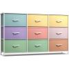 imageSorbus Kids Dresser with 9 Drawers  Storage Unit Organizer Chest for Clothes  Bedroom Kids Room Nursery ampamp ClosetMulti Color